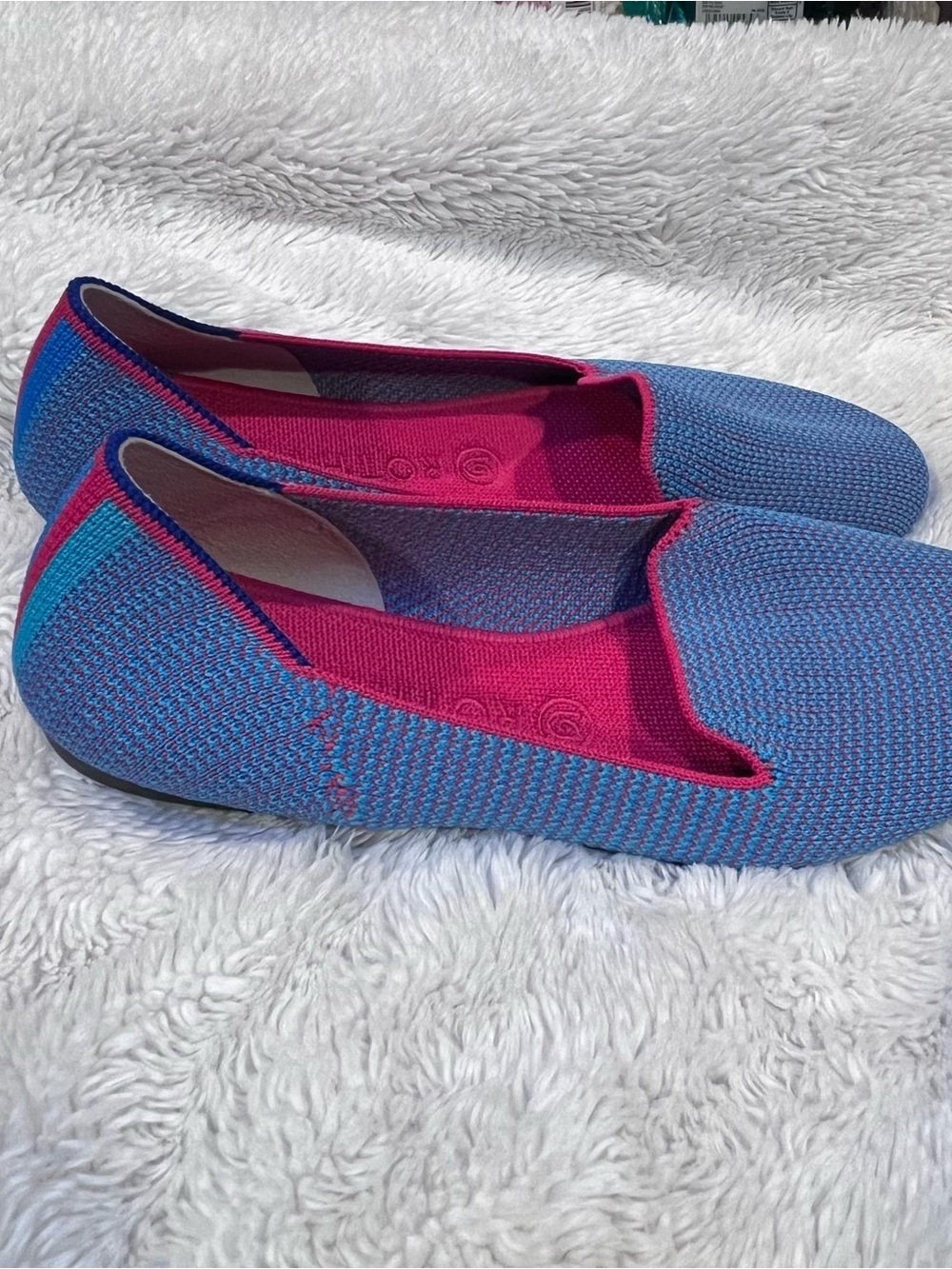 Rothy’s Bluebell Triple Stitch Loafer Flat Size 10 - Picture 4 of 11
